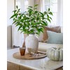 Briful Artificial Eucalyptus Stems with Seeds Real Touch Fake Branches