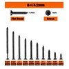 Suneke 170PCS M4.2 X 30mm High Hardness Drywall Screws, Black