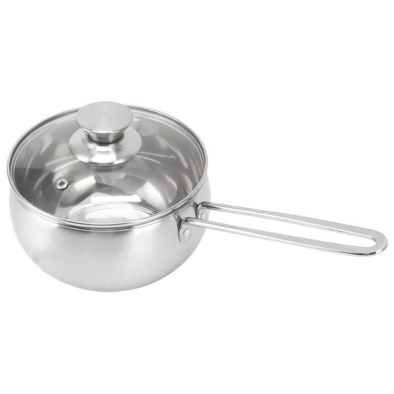 Milk Warmer Pot Stainless Steel Thick Composite Bottom Even Heating