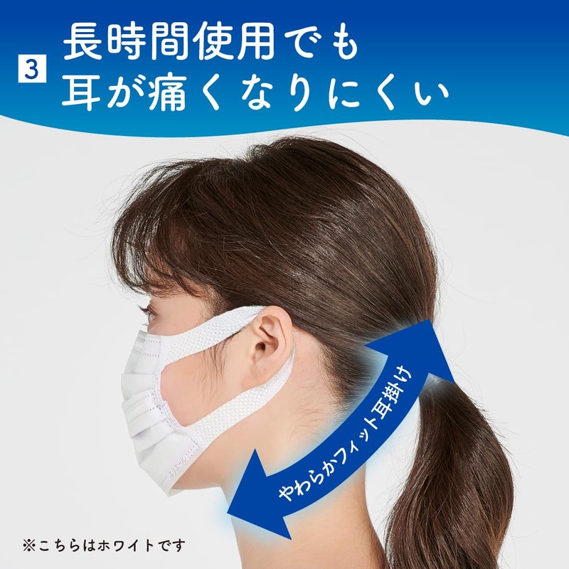 Elleair Masks, Refreshing, Regular Size, 30 Sheets (Made in Japan,