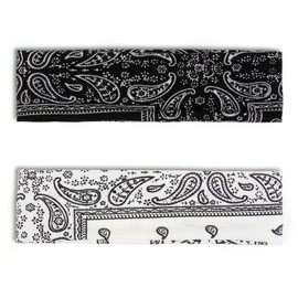 TERSE - Diademas de pelo corto para mujer, diademas, antideslizantes, elásticas, para el sudor, tela suave, entrenamiento, yoga, correr, deporte, envoltura de cabello fino para niñas