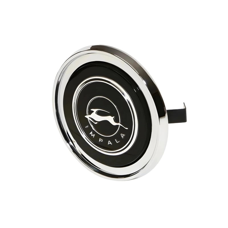 1Pc Steering Wheel Chrome Horn Ring Button Center Cap Assembly