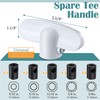 3/8'' 12 Spindle Spline Socket Crank Handle with Universal Tee
