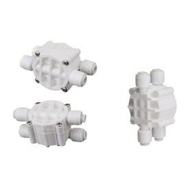 3 Pcs Auto Shut Off Valve 1/4-1/4 Quick Connect Push In Water Filter RO System