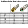 Flexible Hose Nut x Nut Stainless Steel Reinforced Hose Connection