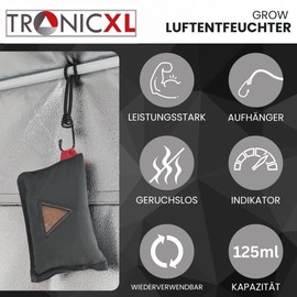 TronicXL Dehumidifier for Grow Box Reusable Grow Grow Grow Tent Cabinet Accessories Air Dehumidifier Climate Compatible with Mars Hydro Spiderfarmer Jung Zelsus