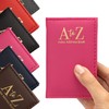 Evelay Index Address Book Leather Look Cover Executive Padded Small