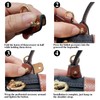 Jiesinlov Leather Bag Shoulder Strap Replacement Crossbody Adjustable Conversion Kit