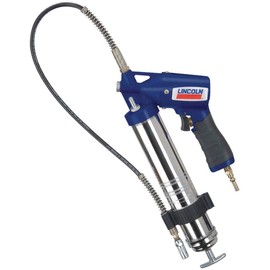 Lincoln 1162 Fully Automatic Heavy Duty Pneumatic Grease Gun, Air-Operated, Variable Speed Trigger, 30 Inch High-Pressure Hose, Combination Filler Coupler/Air Bleeder Valve