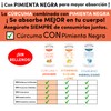 Cúrcuma y Jengibre con Pimienta Negra Para Mejor Absorción LIFEMAX