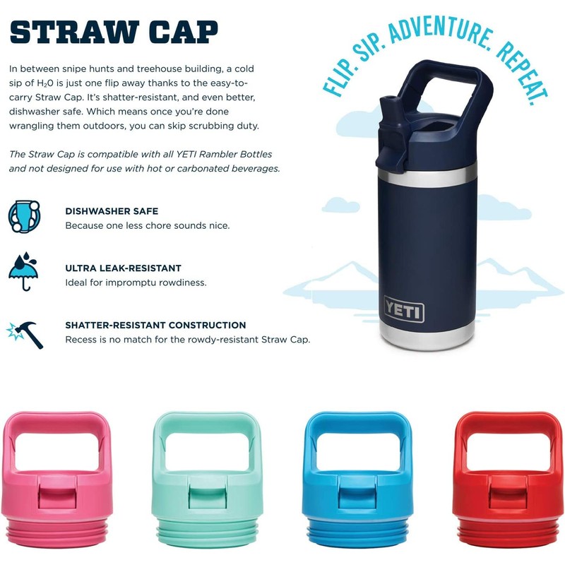 YETI Rambler Jr Kids Bottle, Vacuum Insulated Stainless Steel Bottle