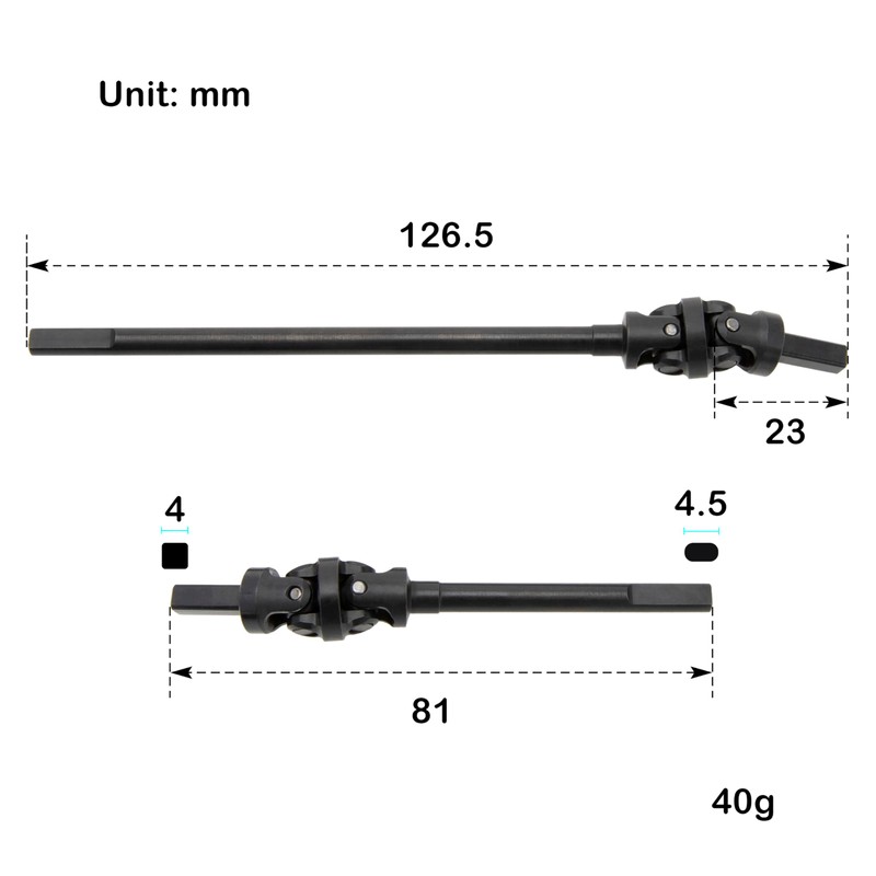 MEUS RACING V2.0 Isokinetic 3-Section CVD for MEUS Capra 1.9