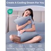 Momcozy Life Coolmurm Cooling Pillow Cases for Hot Sleepers, 2