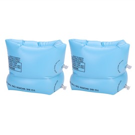 Kids Inflatable Swim Arm Bands Safety Swimming Floats Swim Arm Floats Swim Roll Up Sleeves Floats Sleeves Swim Learning Water Wings Arm Ring Tube Armlets Swim Training Aids for Boys Girls 2-8 Years