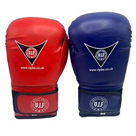 VIP Unisex Designed & Used By Professionals: the Vip Range of Are Designed By Former European Cha Boxing Gloves, Blue, 16 OZ UK