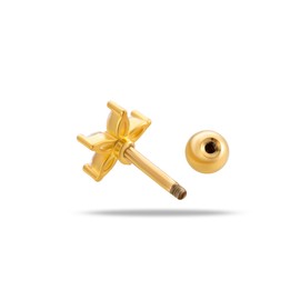 Toppiercing 12pcs gold stud cartilage earring hoops Women Men Stainless Steel Stud Earrings