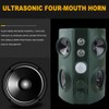 Solar Ultrasonic Animal Pest Repeller Outdoor Four Speakers Mechanical Wave