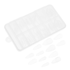 Healeved Women's Manicure Supplies 120pcs Fake Nails Fingernail Tips Easy to Trim Apply Full Coverage Nail Tips Set