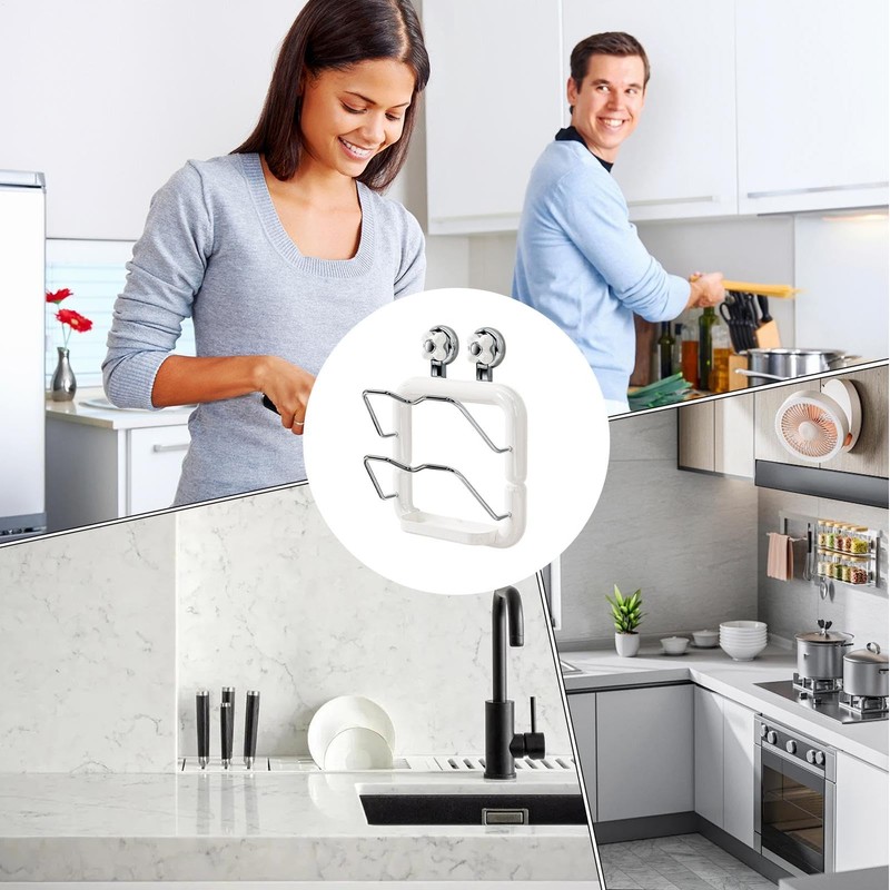 Pot Lid Organizer for Cabinet | 2-Tier Anti-Slip Pan Lid