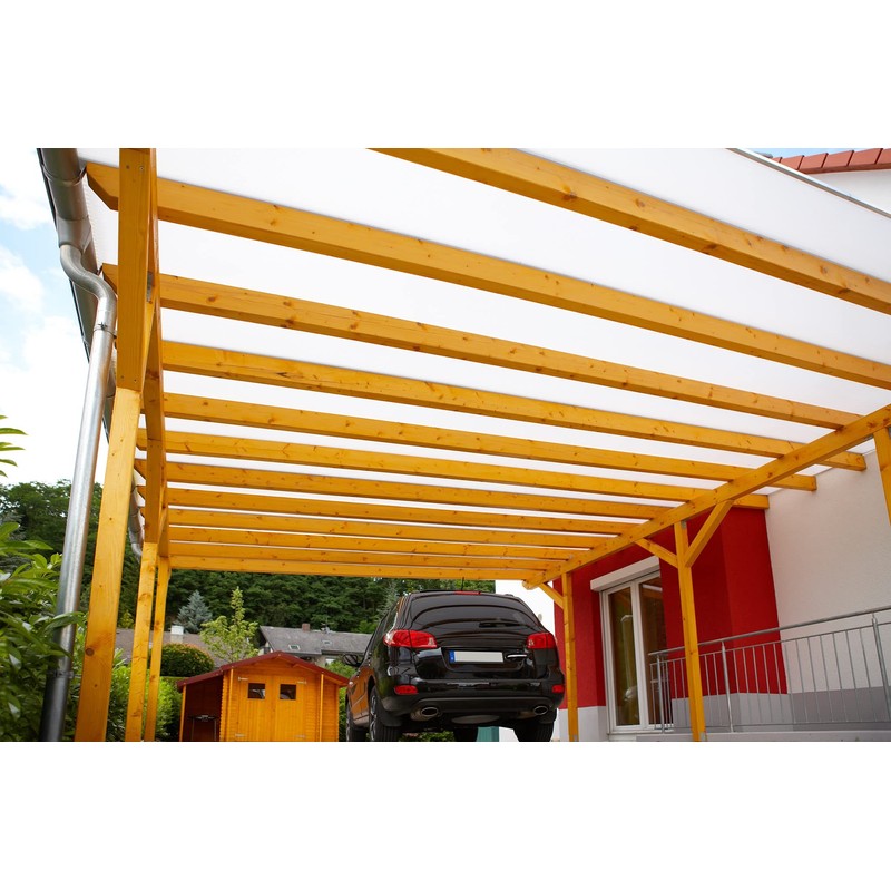 Falken Design Polycarbonate Roof Panel Twinwall (Multiwall) Gray 24 in.