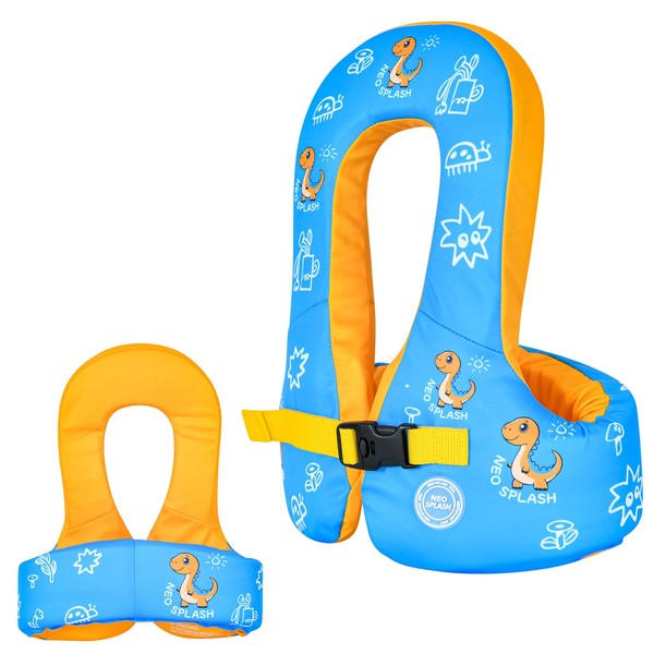 Schwimmlernweste Auftriebsweste für Schnorcheln Schwimmhilfe für Kinder (KS-BD, 2-3)