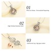 Oinsi Cremation Jewelry Lotus Shape Stainless Steel Memorial Necklace Inside