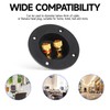 2 Pcs Black Speaker Box Terminal Cup 3 Inch 2-Way