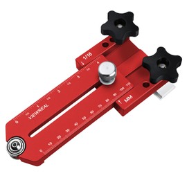 ViewReal Thin Rip Jig for Table Saw – Extended Fence Guide Accessory Compatible with Router Tables and Saw Systems, Ideal for Cutting Repetitive Narrow Strips