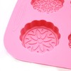 X-Haibei Round Mooncake Chocolate Lotion Bar Soap Cookies Wax Pink