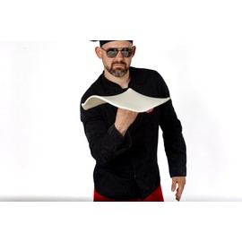 Training pizza disc for pizza acrobatics. Pizza di gomma - Spinning dough - Throw dough with silicone disc - size 16 inch. Rubber pizza.