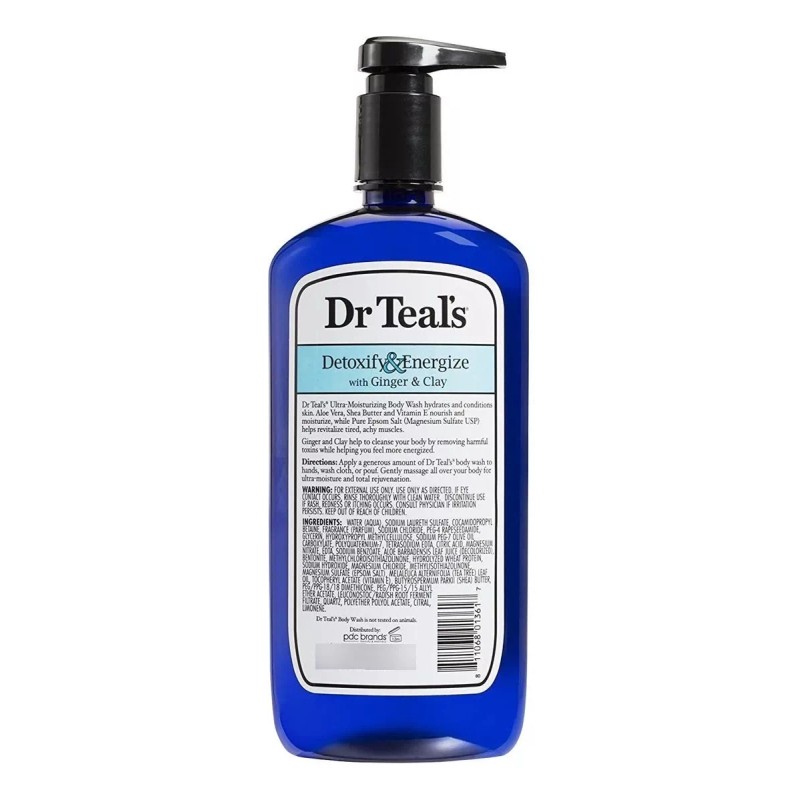 Dr. Teals Body Wash Con Sal Pura De Epsom, Desintoxica