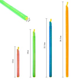 SAMCOS Bag Retainer Clips, Seal Clips, Food Storage, Moisture-Proof, Antioxidation, Freshness Retention, for Kitchen, Easy to Store Your Food, Reusable, Set of 16, 4 Colors