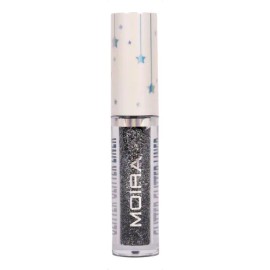 Delineador Líquido Moira Cosmetics Con Glitter Tono 002 After dark