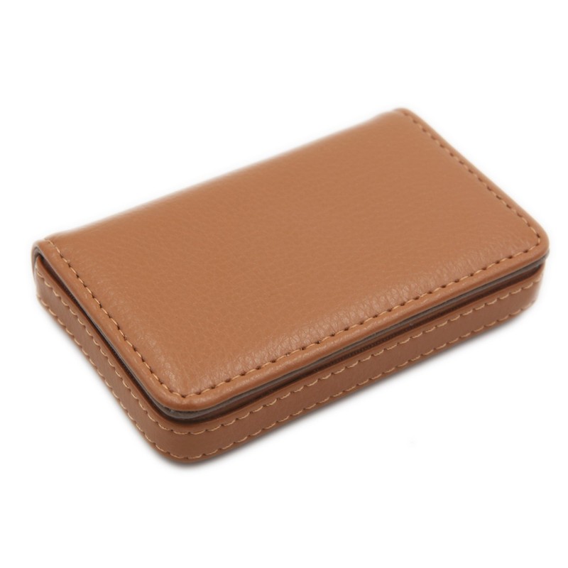 RFID Blocking Wallet - Minimalist Leather Business Credit Card Holder