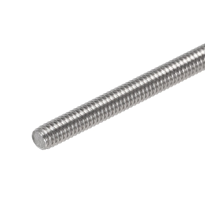 sourcing map 25Pcs M4 x 50mm Fully Threaded Rod 304