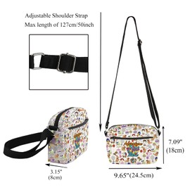 CMNIM UP Merch Adventure Is Out There Crossbody Bag UP Inspired Movie Gift for Fan Carl and Ellie Travel Shoulder Bag, 25423 Out There Hc