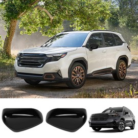 2025 Forester Rearview Mirror Caps for Subaru Forester,Durable Anti-Scratch Side Mirror Protectors,Forester Accessories 2025 Gloss Black