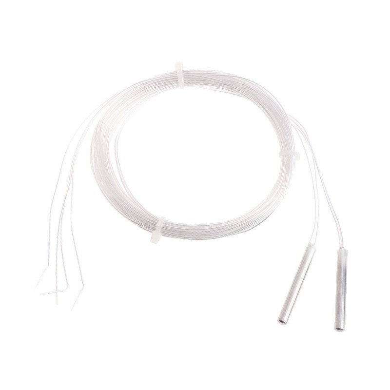 WOWOWO 2x 2m PT1000 Probe 4mm*30mm RTD Platinum Resistance Sensor
