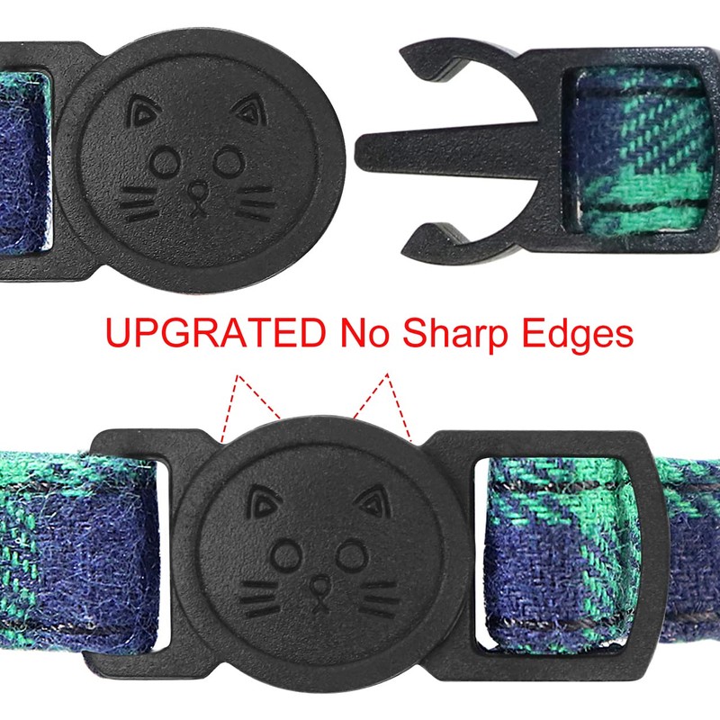 Joytale Upgraded Cat Collar with Bells, Breakaway Cat Collars with
