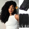 Vanlov 3C4A Burmese Curly Human Hair Bundles 14 16 18