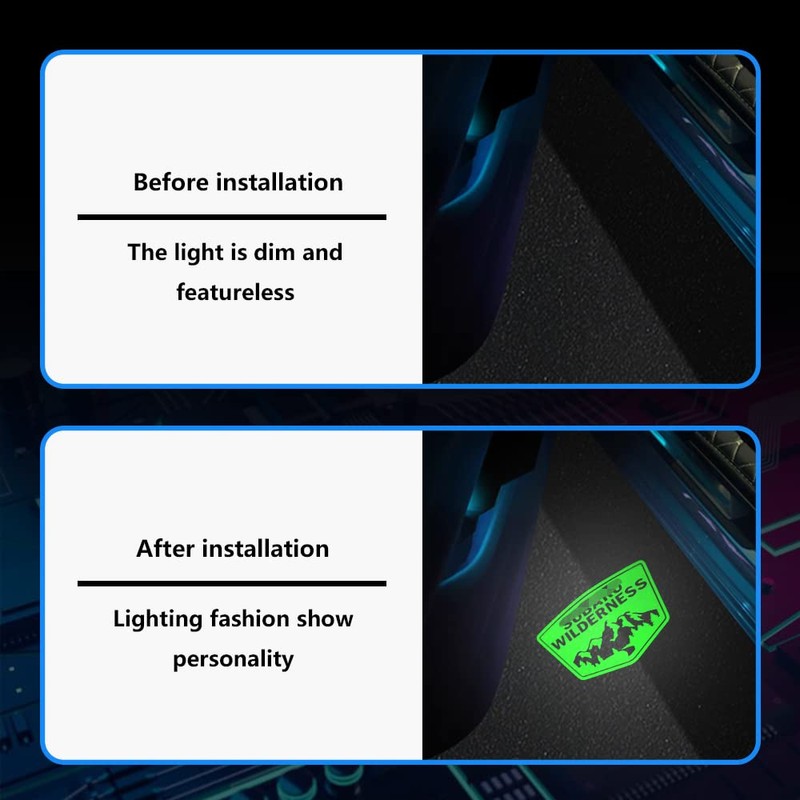 Never Fade Car LED Door Logo Projector Puddle lamp, for