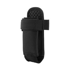 Open Top Flashlight Holder Black,Daily Duty Flashlight Belt Torch Holster Tactical Flashlight Carrying Case Men Women for Camping Hiking Emergency Use Police Daily Use Flashlight Safety Belt Pack