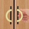 sourcing map 4 Pcs 3.78 Inch Kitchen Cabinet Handles, Half