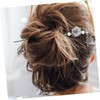 BIUDECO Hair Bun Stick Chinese Hair Chopstick Metal Flower Clip