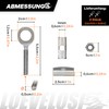 LOEVELOSI Bicycle Chain Tensioner Set, 2 Pieces, Made of Galvanised