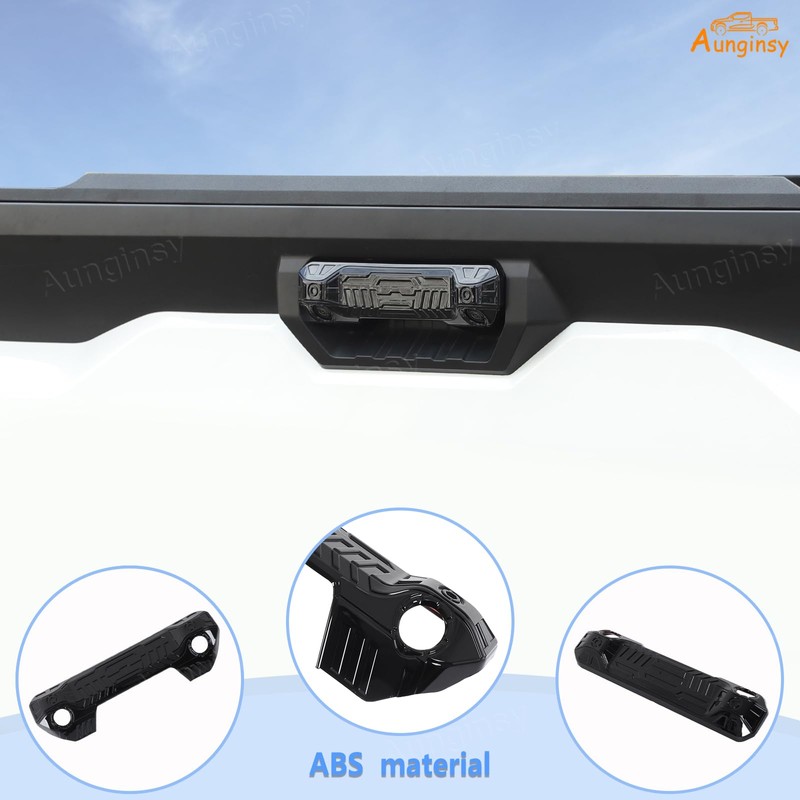 Aunginsy Tailgate Handle Trim Cover Compatible with Toyota Tundra 2022-2025