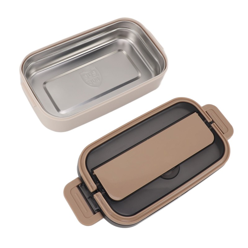 304 Stainless Steel Bento Box Adult Lunch Box Single Layer