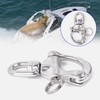 2Pcs316 Stainless Steel Swivel Snap Shackle ，Marine Quick Release Boat