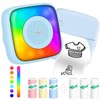 Sticker Printer Print Pod with 6 Rolls Sticker Paper, Seven