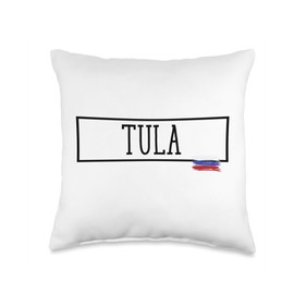 Tula Souvenir Russia Vacation Russian Women Men Travel Throw Pillow